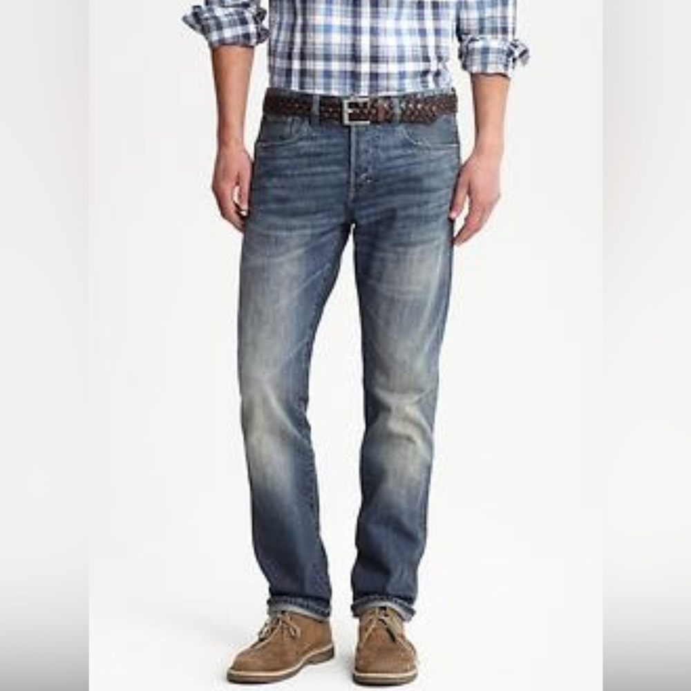 Banana Republic Indigo Straight Leg Jeans